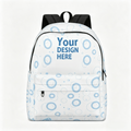 Custom Half‑Print Lightweight Student Backpack