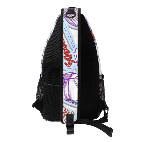 Custom Men's Casual Sling Chest Bag