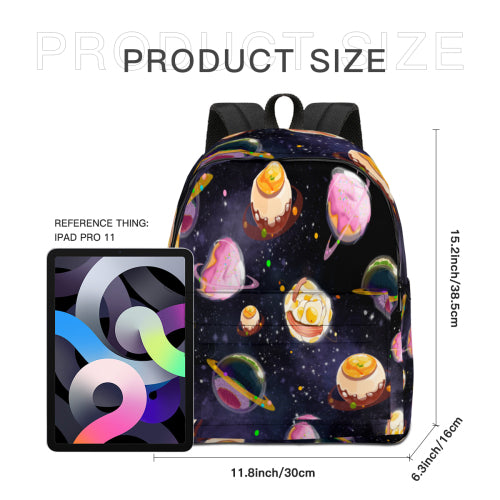 Custom Half-Panel Lightweight Student Backpack & Handheld Insulated Lunch Bag
