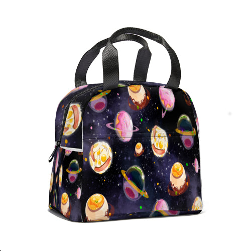 Custom Half-Panel Lightweight Student Backpack & Handheld Insulated Lunch Bag