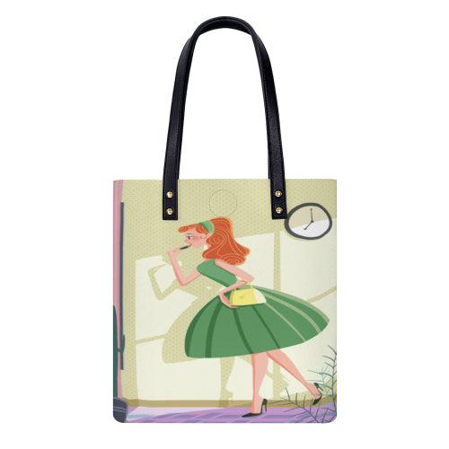 Custom Printed Leather Shoulder Bag