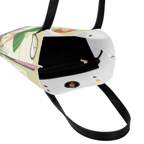 Custom Printed Leather Shoulder Bag