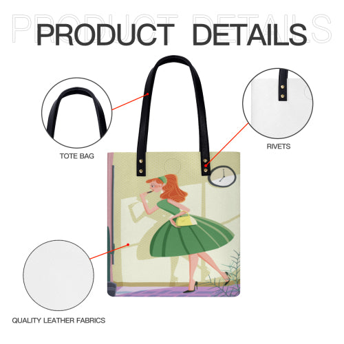Custom Printed Leather Shoulder Bag