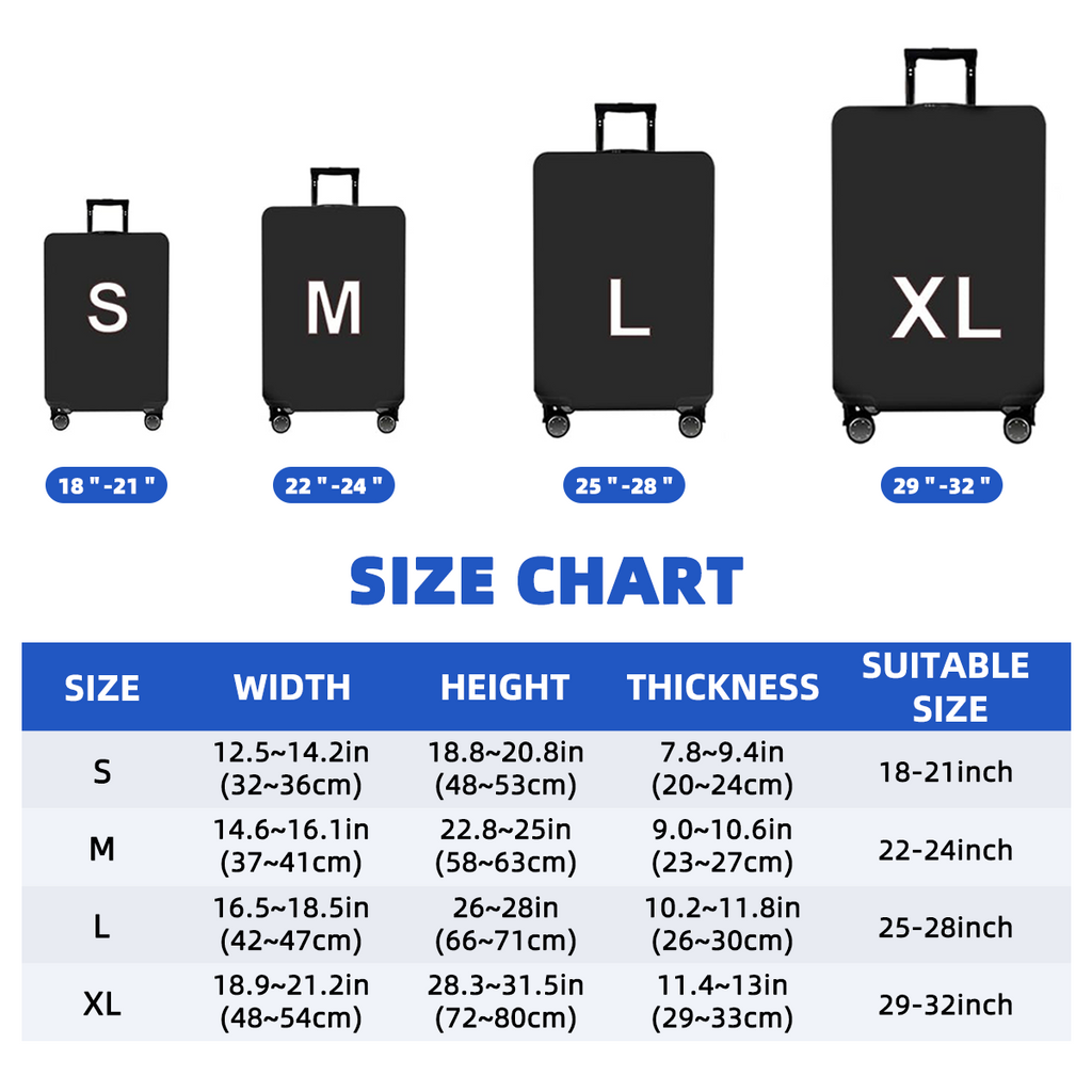 Custom Elastic Luggage Protective Cover