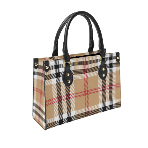 Custom Printed Women's Leather Tote Handbag