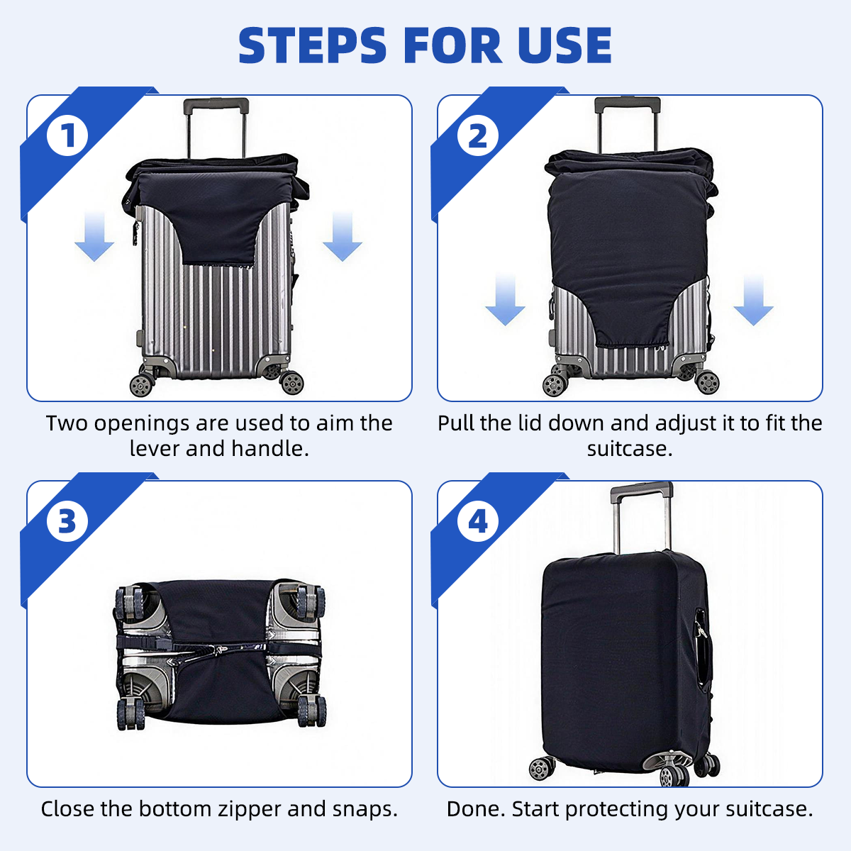 Custom Elastic Luggage Protective Cover