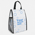 Custom Insulated Lunch Bag with Side Mesh Pocket