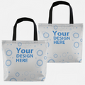 Custom Shopping Bag with Zipper, Multi-sided Printing