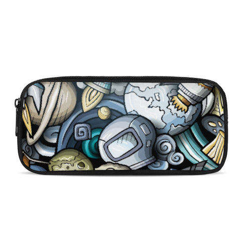 Custom Half-Panel Student Backpack with Pencil Case