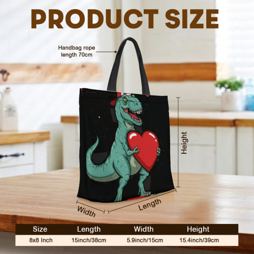 Custom Shopping Bag with Zipper, Multi-sided Printing