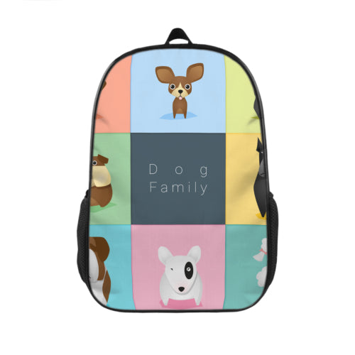 Custom Minimalist Lightweight Casual Fishbone Backpack + Handheld Insulated Lunch Bag + Pencil Case